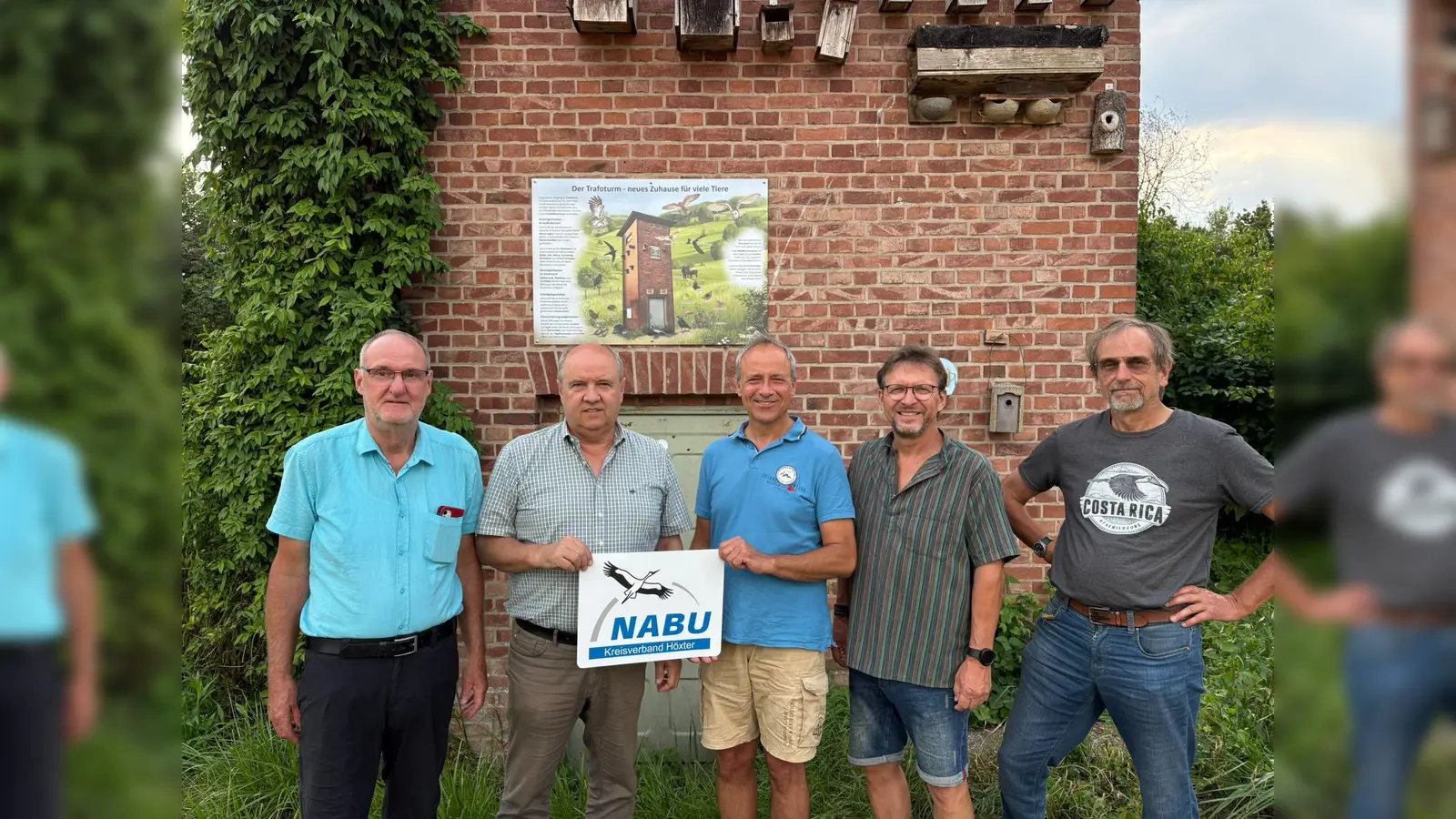Der neue NABU-Vorstand (Foto: NABU Kreis Höxter)