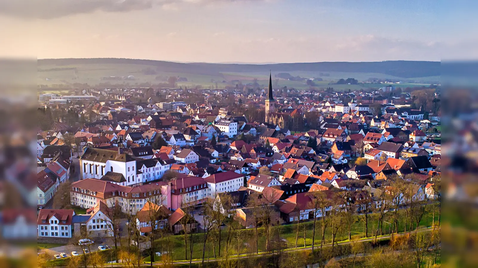 Brakel aus der Vogelsicht. (Foto: Stadt Brakel)