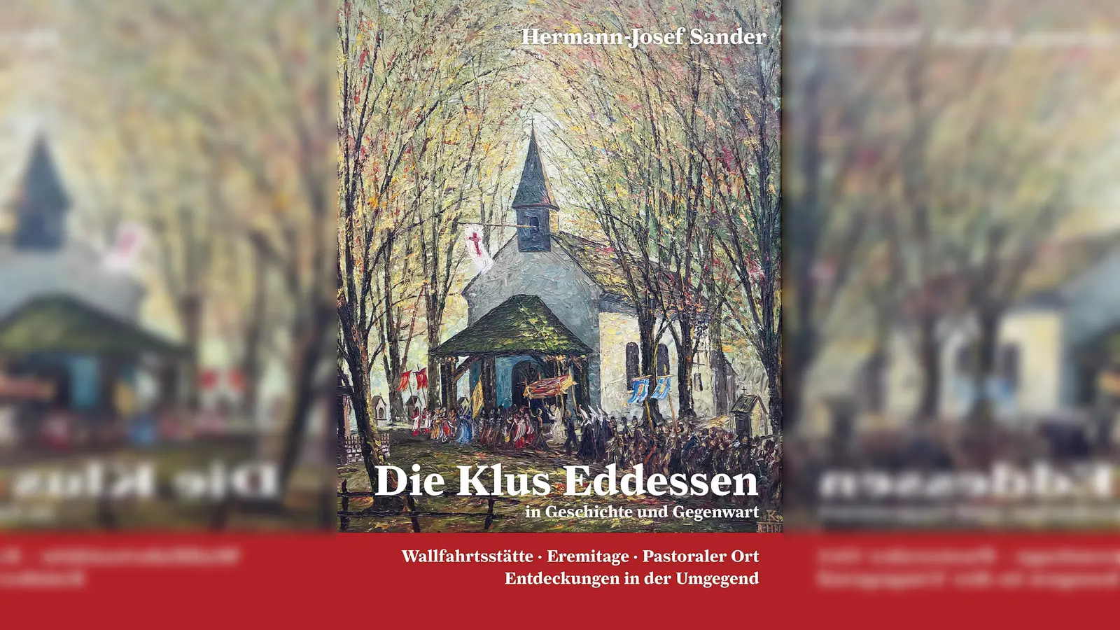 Das Buchcover zeigt das Bild „Wallfahrtstag an der Klus“ (1959) des Dalhausener Künstlers Karl Behre.  (Foto: H-J. Sander)