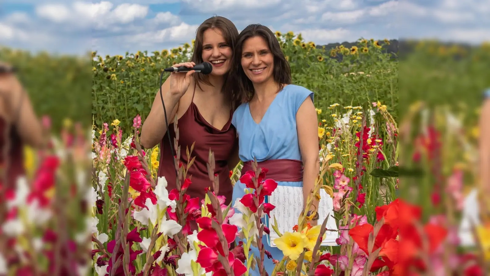 Janine &amp; Sophie Koeppen präsentieren eigene Songs sowie Pop- und Rockklassiker beim Musikfestival auf der Teichwiese. (Foto: Kunst- und Kulturverein Neuhaus)