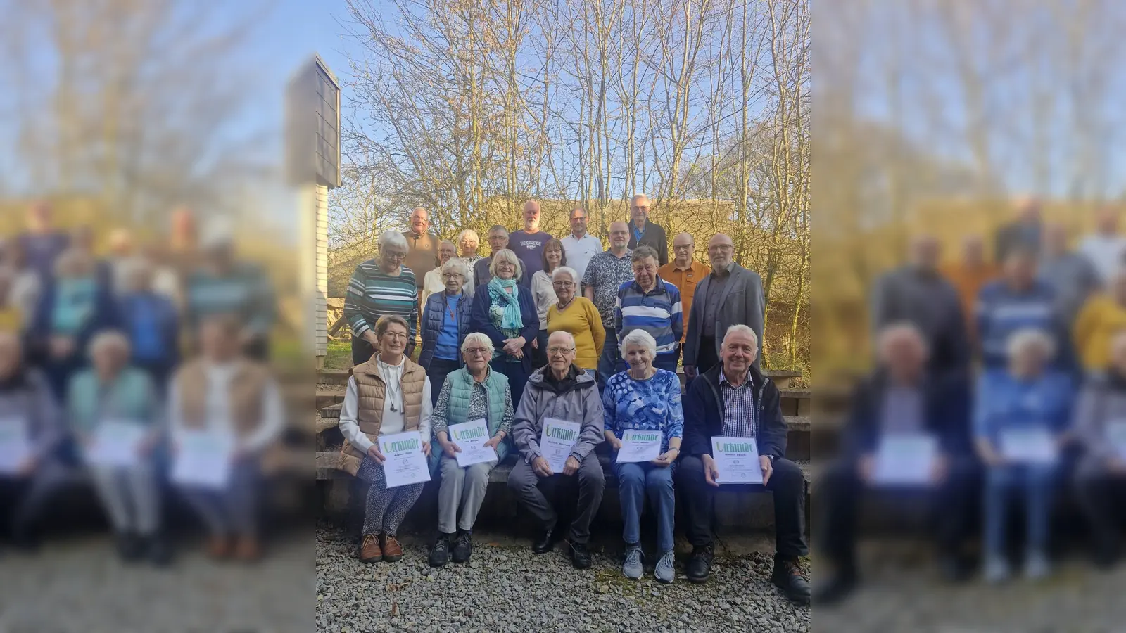 Gruppenbild der Geehrten. (Foto: privat)