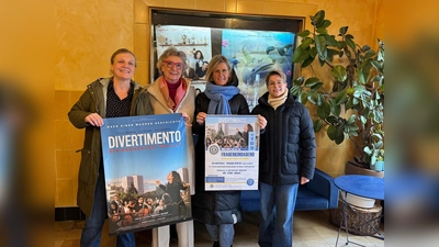 V.l.: Kinobetreiberin Elina Wirth, vom Inner Wheel Club Ursula Niewöhner, Ulrike Steinwart und Petra Nolte.<br> (Foto: privat)