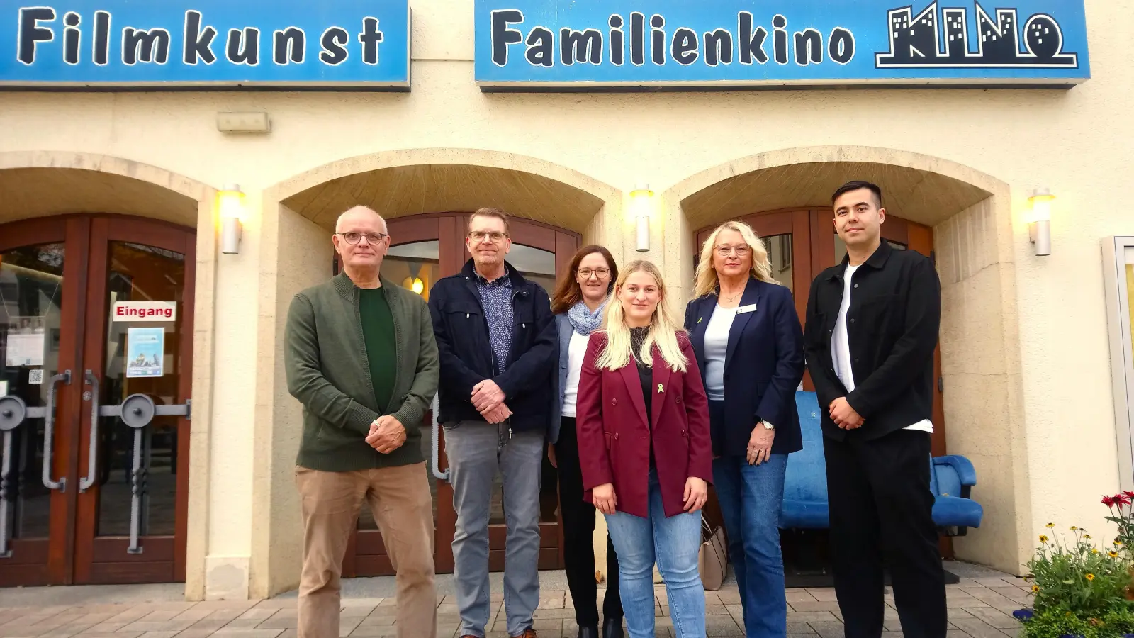 Akteure beim Filmabend (v.l.): Thomas Wirth, Dr. Thomas Temme, Sabine Heinemann, Luisa Bahl, Steffani Schröder-Czornik und Oliver Weimer (Foto: Doris Dietrich)