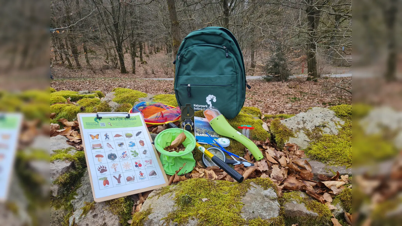 Naturpark Solling-Vogler bietet ab sofort Entdecker-Rucksäcke für Schulen und Kitas zur Ausleihe an. (Foto: privat)