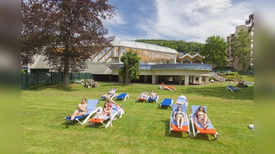 Außenbereich der Weser-Therme. (Foto: Lutz Habekost)