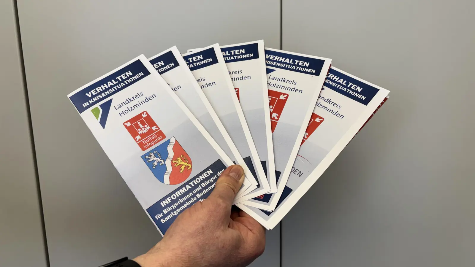 Notfallinformationspunkte sollen für Sicherheit sorgen. (Foto: Landkreis Holzminden)