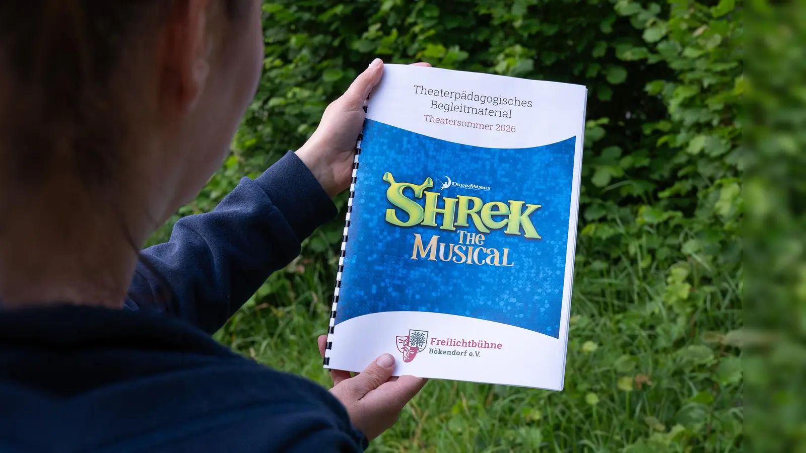 Theaterpädagogisches Begleitmaterial zu Shrek – Das Musical. (Foto: Freilichtbühne Bökendorf e. V. | Jonas Fromme)