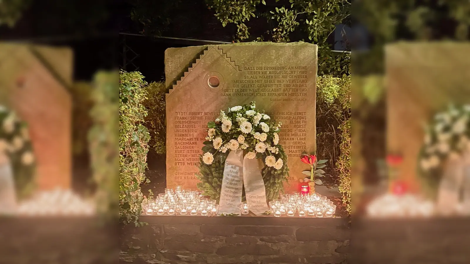 Der Gedenkstein am Katzensprung. (Foto: Landkreis Holzminden)
