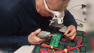 Willi Tennie bei der Arbeit.  (Foto: privat)
