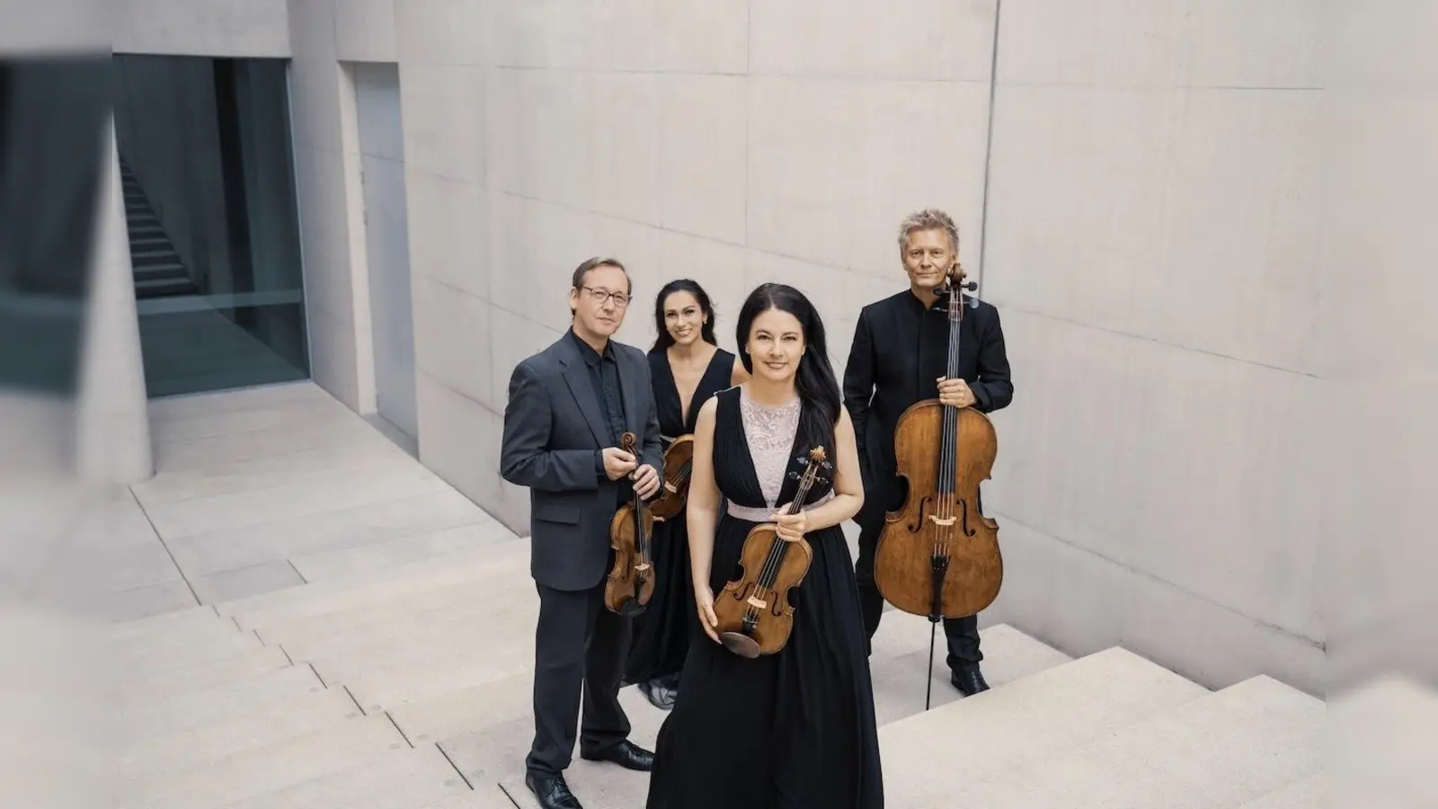 Das Minguet Quartett wird ein abwechslungsreiches Programm mit Werken von Wolfgang Amadeus Mozart und Johannes Brahms mit nach Warburg bringen. (Foto: Irene Zandel)