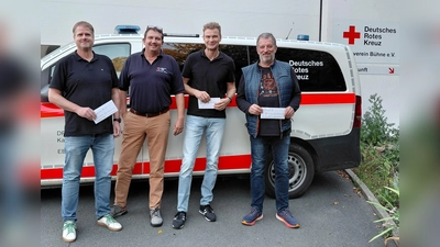 V.l.: Patrick Temme, Martin Wrede, Daniel Kahl und Torsten Fromella. (Foto: privat)