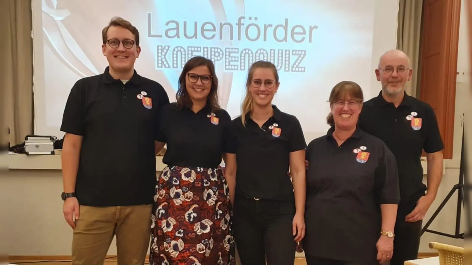 Das Kneipenquiz-Team: (v.l.) Stefan Schade, Raphaela Willwerth, Sophia, Petra und Gerold Reinken. (Foto: Petra Reinken)
