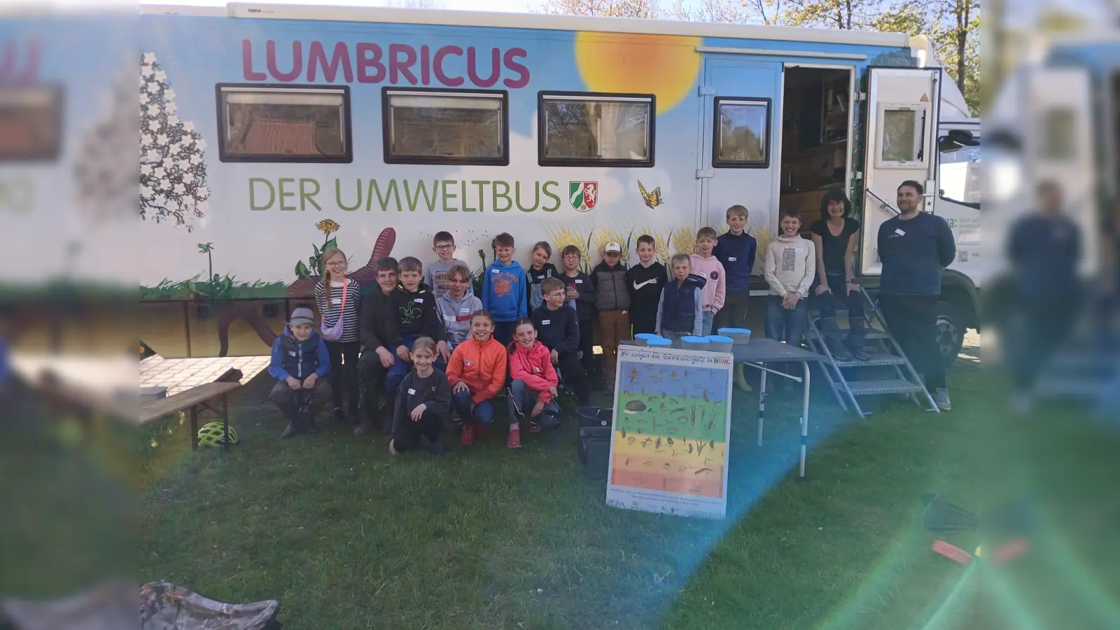 Der Lumbricus-Umweltbus erlaubte Einblicke in spannende Lebensräume. (Foto: privat)