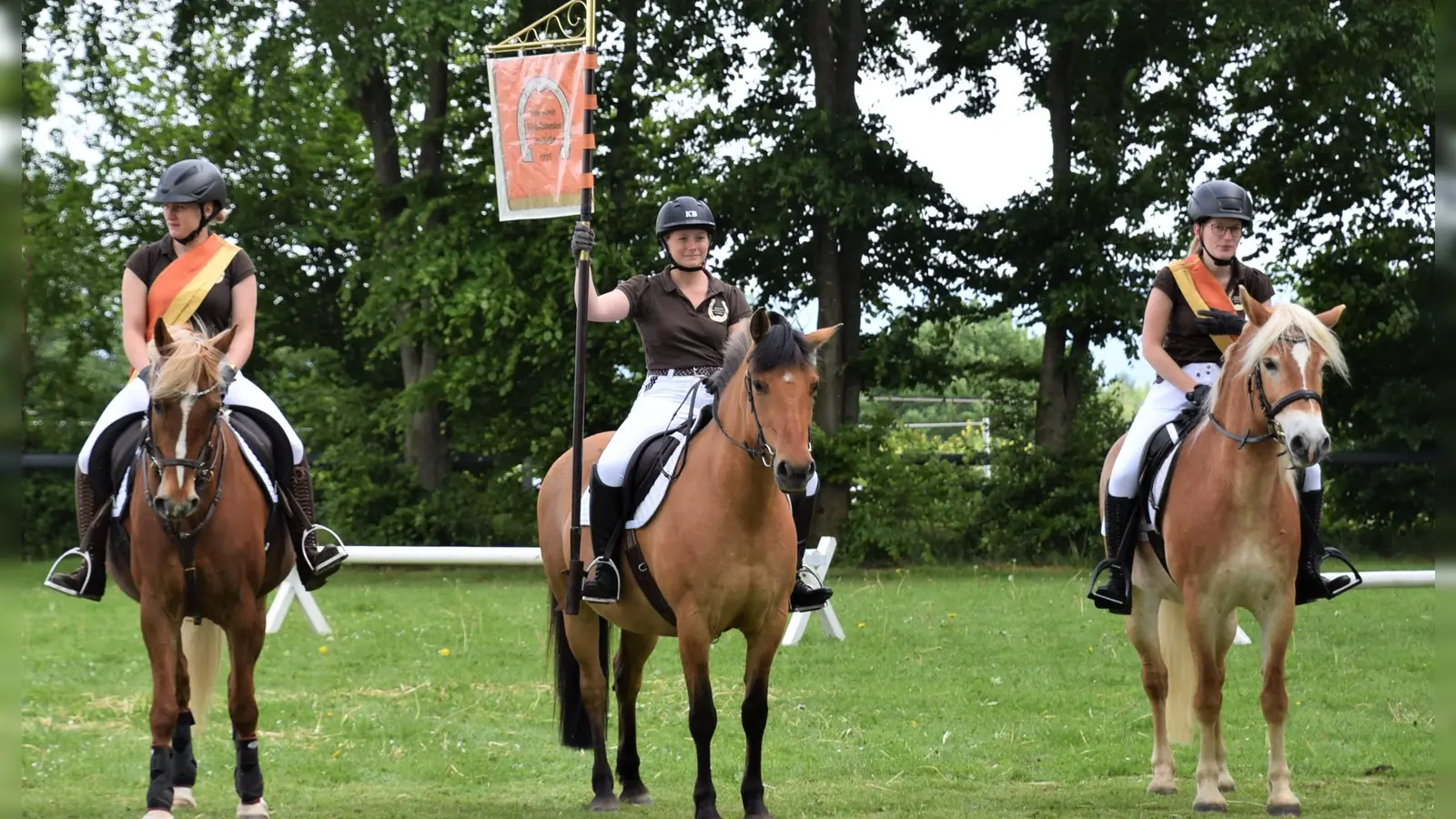 Reitvorführungen wurden beim Jubiläum gezeigt.  (Foto: Reitverein)