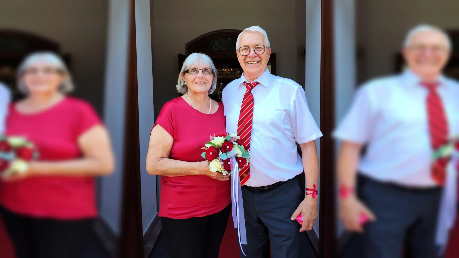 Ursula und Werner Hoppe als glückliches Paar. (Foto: Doris Dietrich)