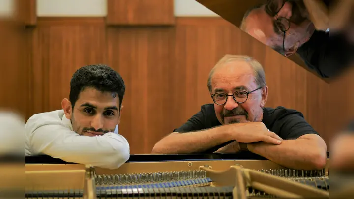 Aeham Ahmad (l.) und Dr. Andreas Lukas. (Foto: Dr. Andreas Lukas)