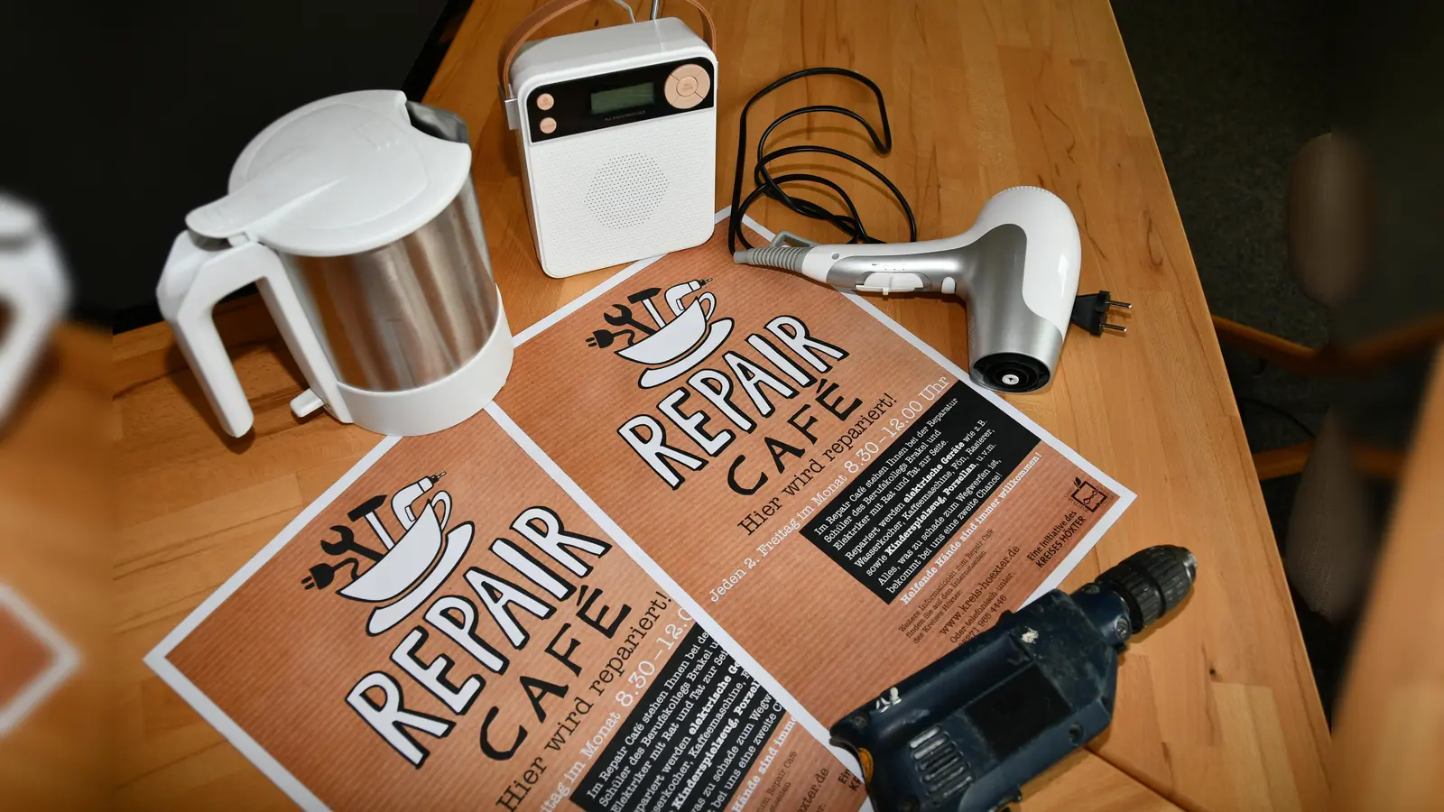 Das Repair Café: Hier wird repariert. (Foto: privat)