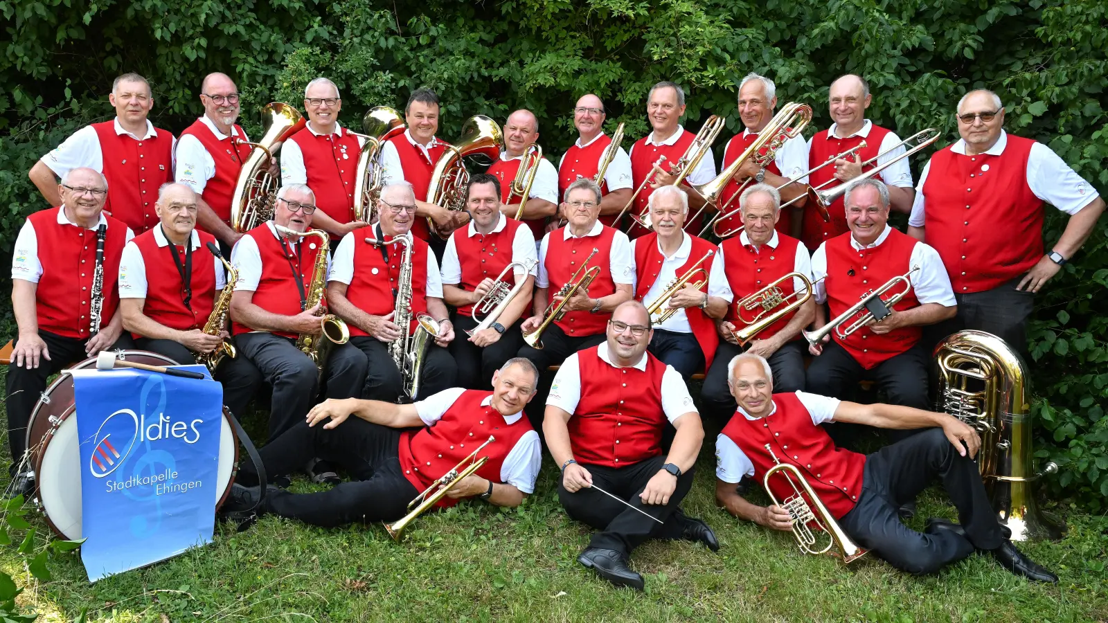 Die „Oldies“ der Stadtkapelle aus Ehingen an der Donau sind bei der Blaskapelle Reelsen am 30. August in Herste zu Gast. (Foto: privat)