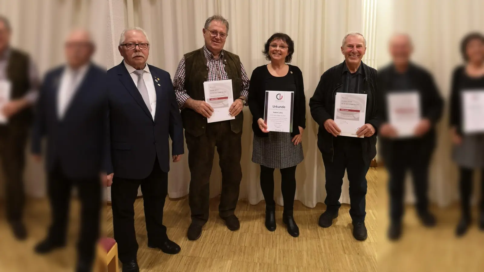V.l.: DSB Heinz Hartmann, Rüdiger Benner, Sabine Lohre und Christian Walzog. (Foto: privat)
