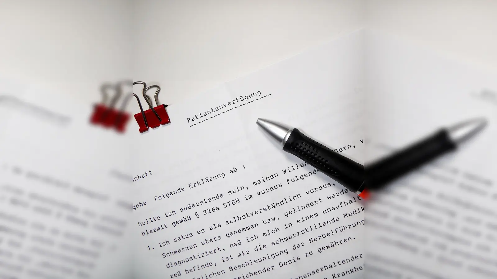 Patientenverfügung (Foto: pixabay)