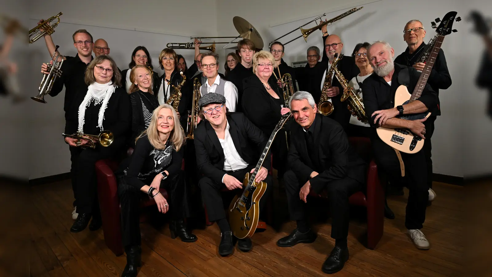 Spielen im Holzmindener create:hub: Die Börner Blues BigBand... (Foto: Börner Blues BigBand)