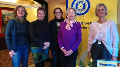 Akteure beim Frauenkinoabend (v.l.): Elina Wirth (Kino Bad Driburg), Pia Steinmann, Dr. Heike Müller, Maria-Thersia Wehhofsich und Ulrike Steinwart. (Foto: Doris Dietrich)