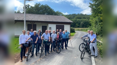 Bei der Einweihung des Radwegs. (Foto: privat)