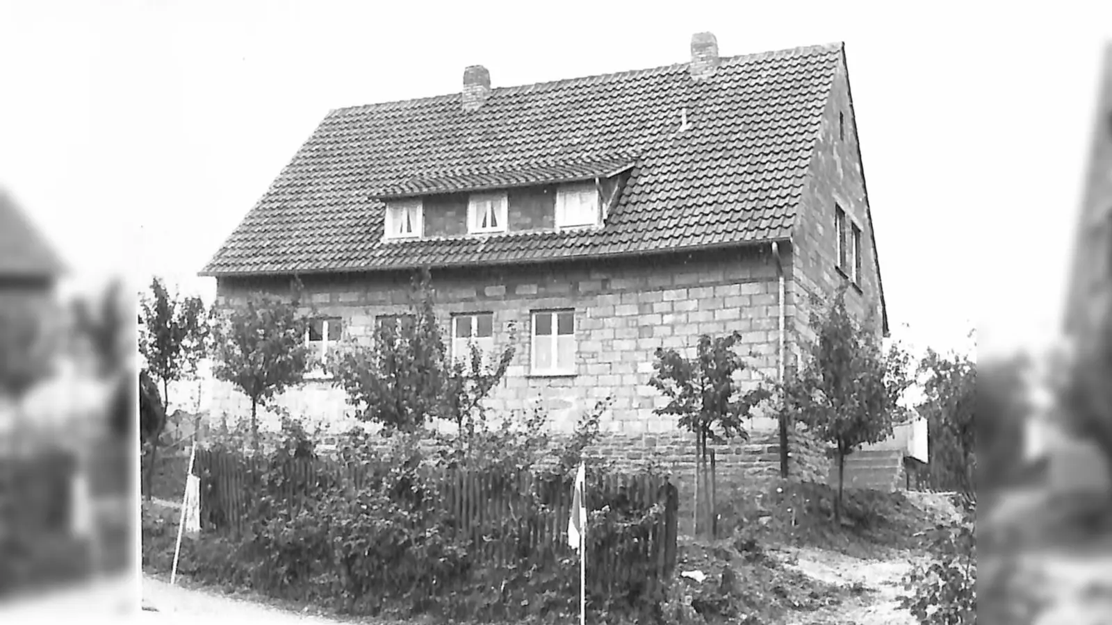Der Neubau der Kita im Jahr 1952 (Foto: privat)