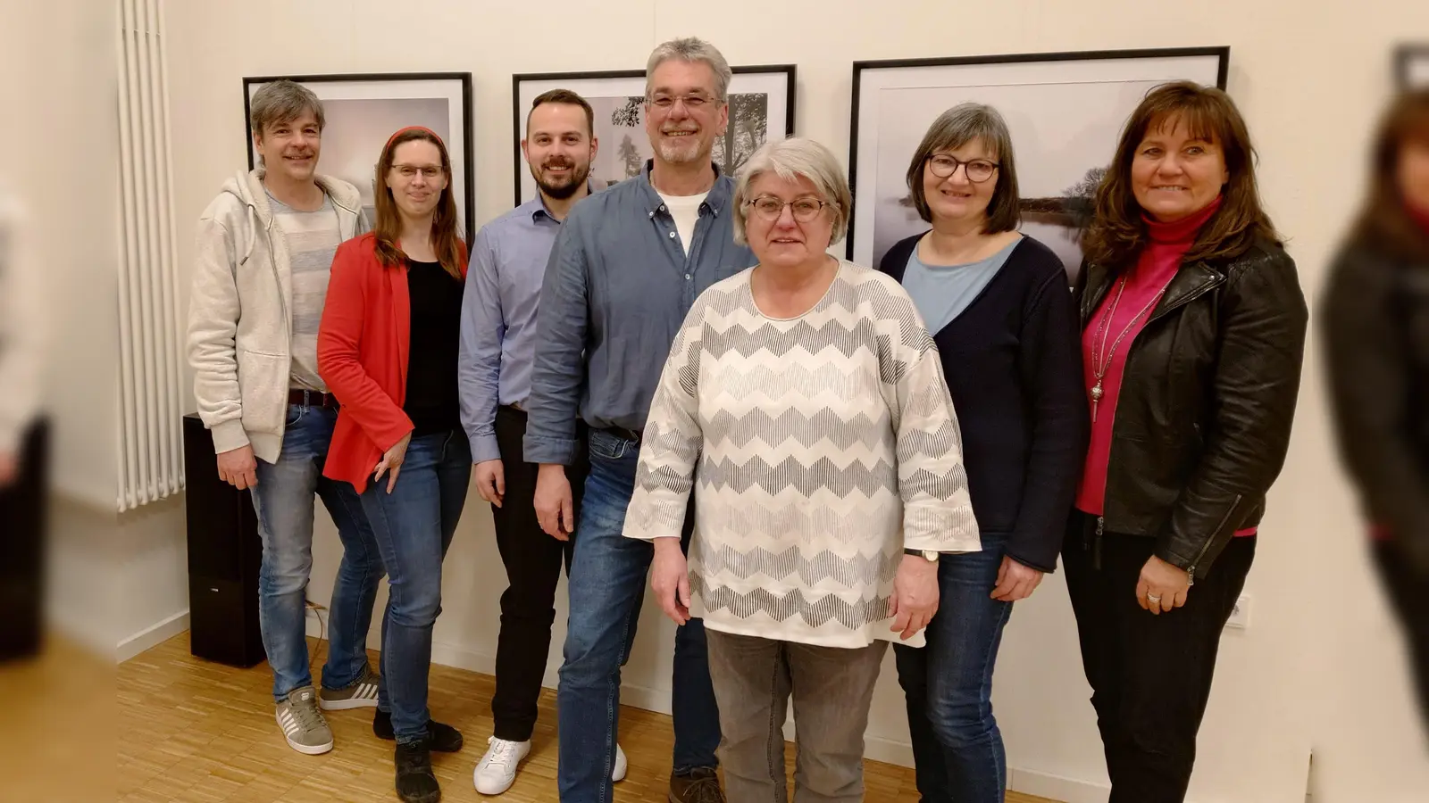 (v.l.) Markus Mannsbarth, Vera Zeich, Tim Kolle, Michael König, Beate Carl, Erika Lauterbach-Nissen, MdB Esther Dilcher.  (Foto: SPD Hümme)
