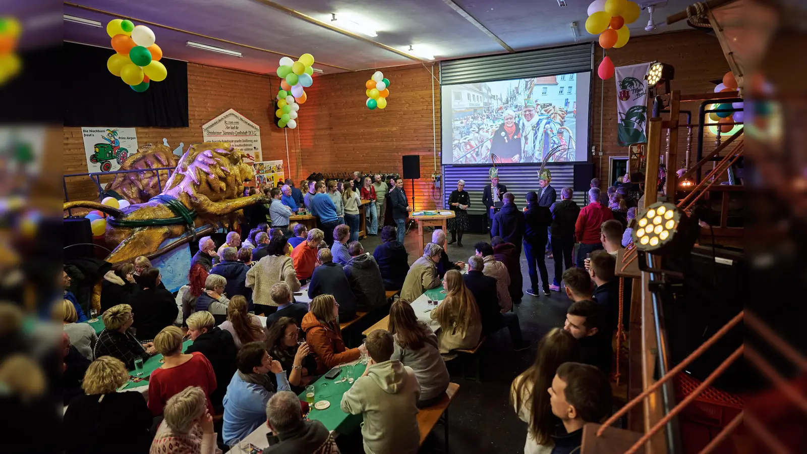 Kino-Atmosphäre beim Kommers in Steinheim. (Foto: privat)