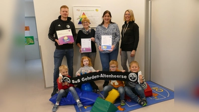 Verleihung des Gütesiegels. (Foto: Guse/Gehrden)
