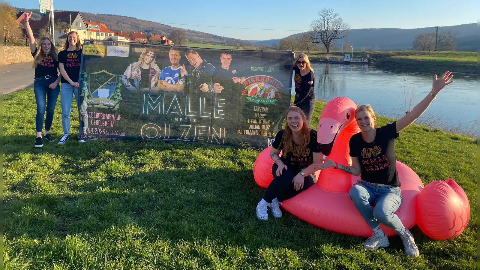 Mallorca Open-Air an der Weser: Die Olzen Fräuleins machens möglich. (Foto: privat)