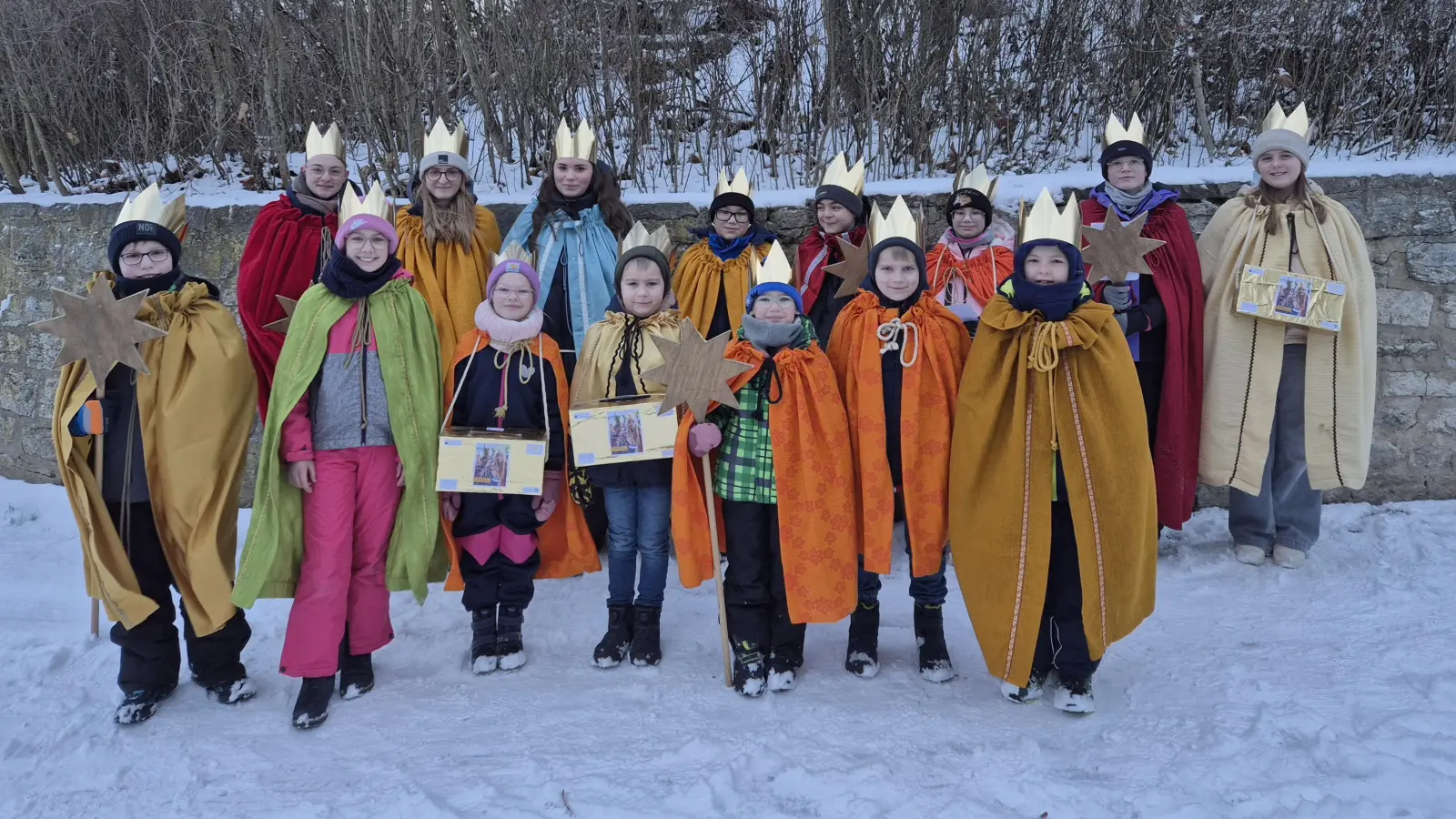 Vorne v.l.: Niklas, Antonia, Helene, Anton, Alexander, Hannes, Phil, (hinten v.l.) Leonie, Greta, Jette, Marvin, Felix, Mia, Lina, Mia. (Foto: privat)