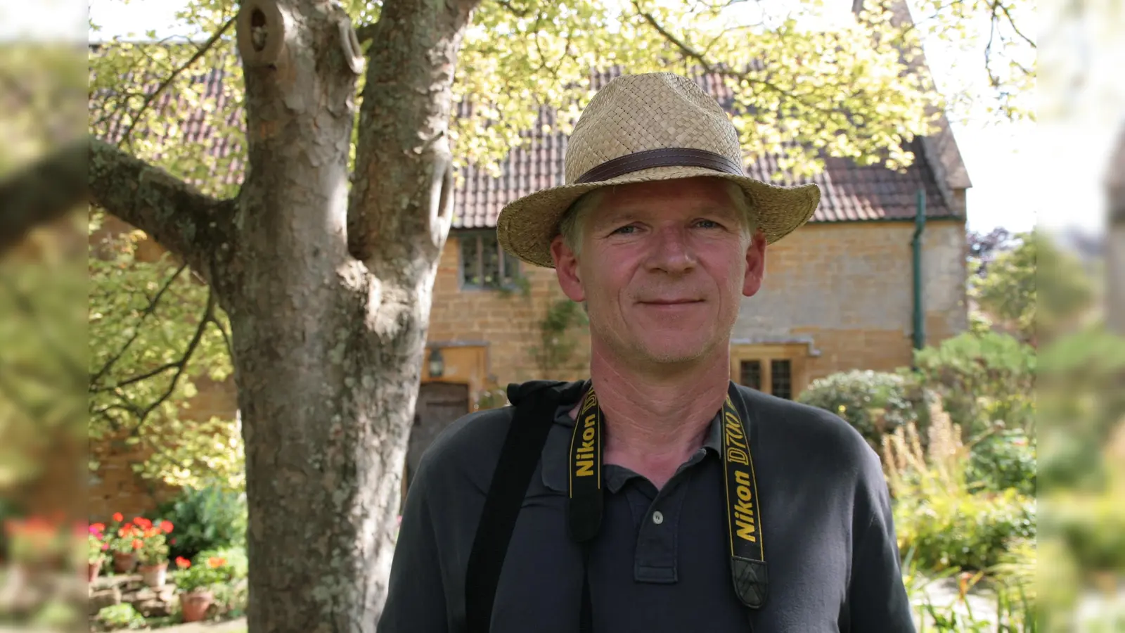  Gartenplaner und Gartenreiseleiter Hermann Gröne.  (Foto: H. Gröne)