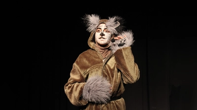 Der Wolf, toll gespielt von Dilara Abaci, sorgte für große Spannung und zugleich unterhaltsame Momente. (Foto: privat)