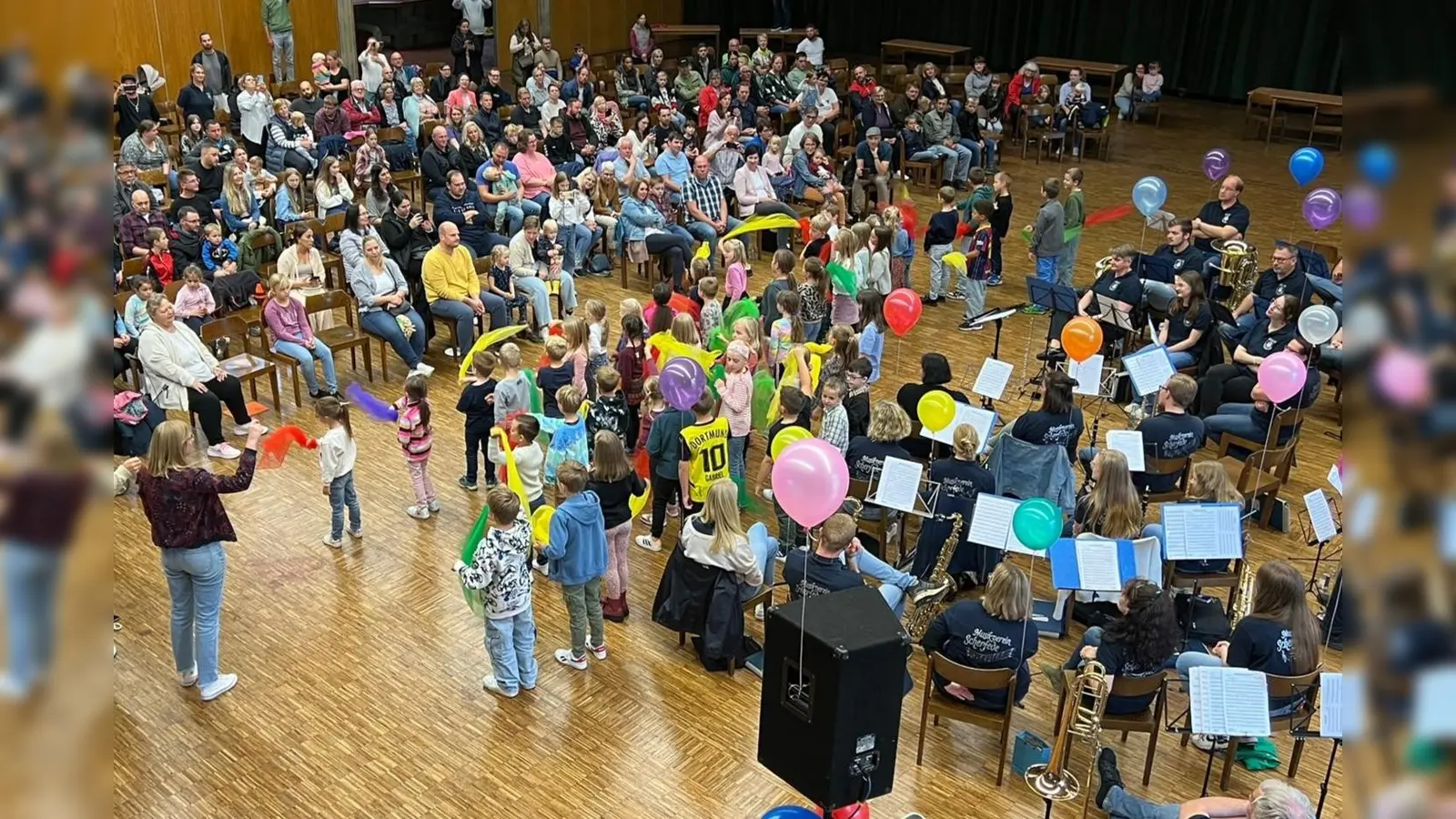 Kinderkonzert 2025 mit einer Aufführung der Scherfeder Grundschulkinder. (Foto: privat)