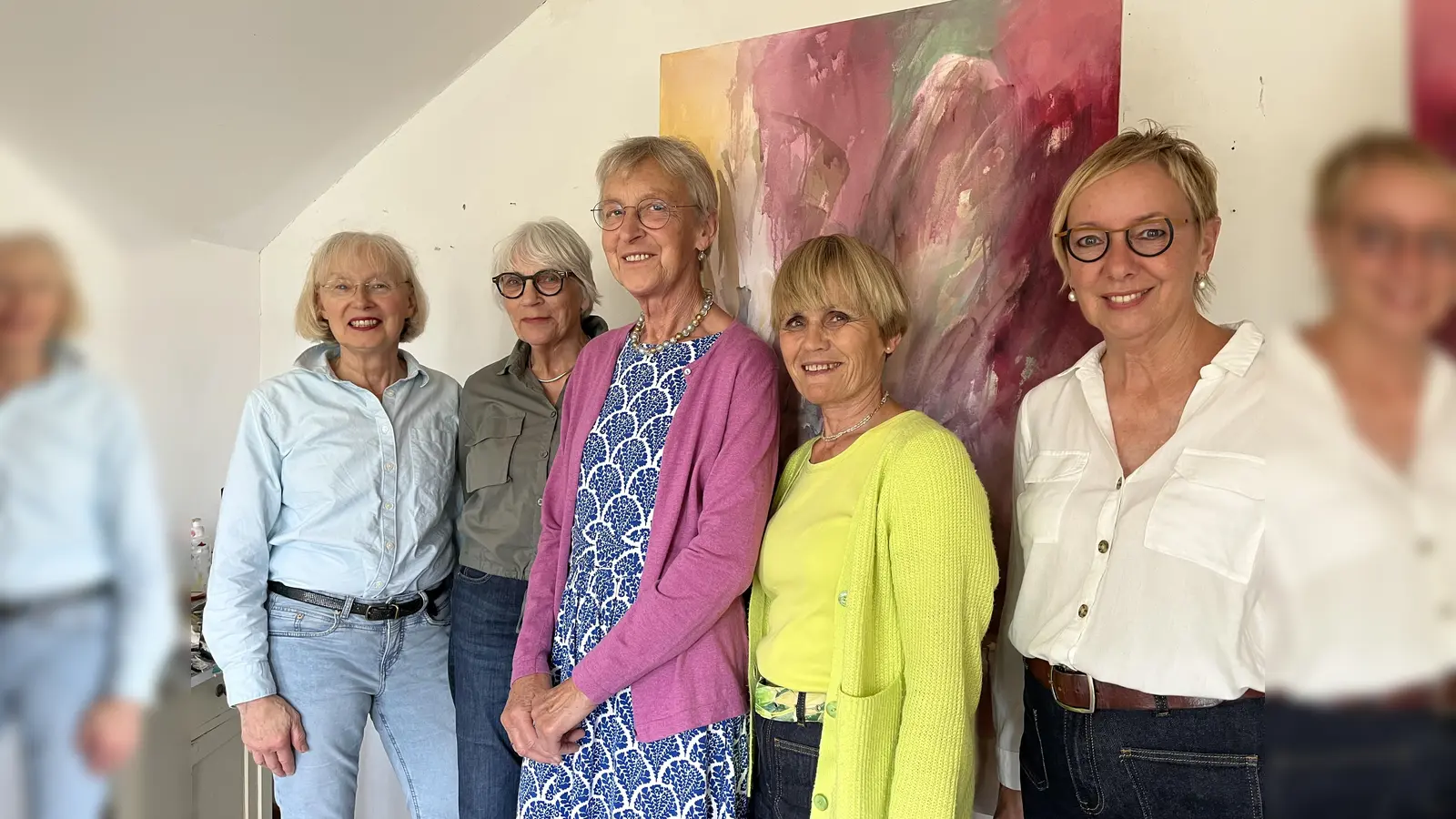 V.l.: Maria Föcking, Bringfriede Fokken-Eichner, Vera Jeserich, Charlotte Heuel und Elisabeth Jux-Hiltrop. (Foto: privat)