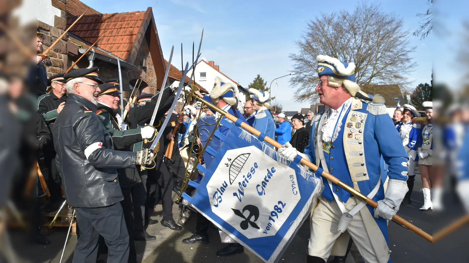 Eindrücke von der Rathausstürmung des CVWB (Foto: Barbara Siebrecht)