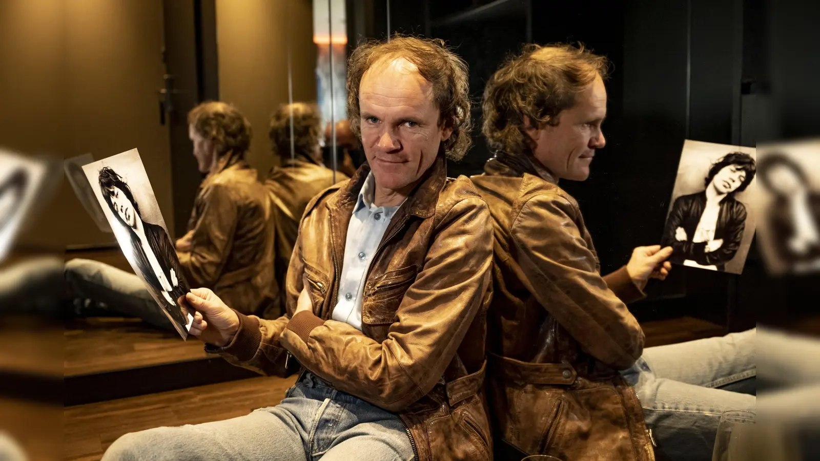 Olaf Schubert auf der Suche nach seinem leiblichen Vater Mick Jagger – Eine Mockumentary. (Foto: Neue Visionen Filmverleih GmbH)