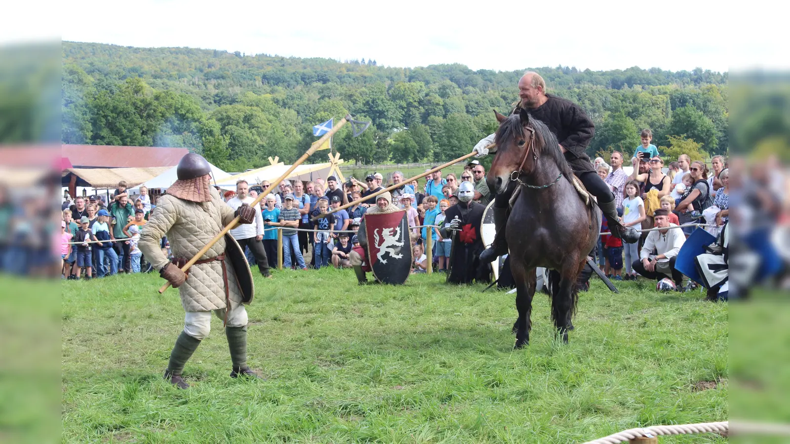 16. Mittelalterliches Spectaculum im Tierpark Sababurg. (Foto: Julia Sürder)