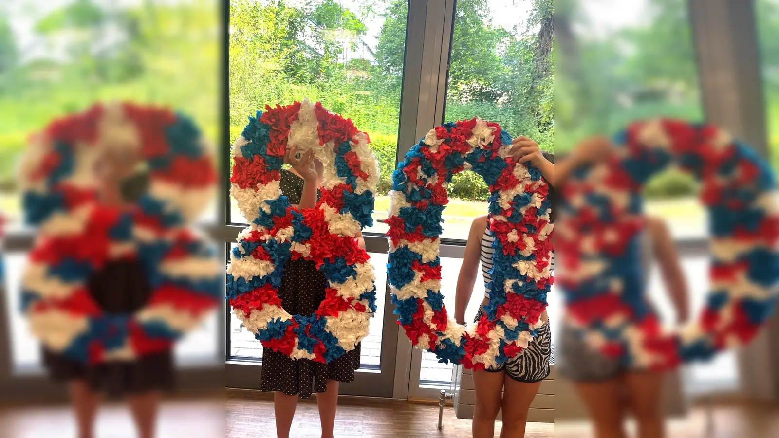Die Jubiläumszahl ist schon fertig.  (Foto: Marie-Durant-Schule)