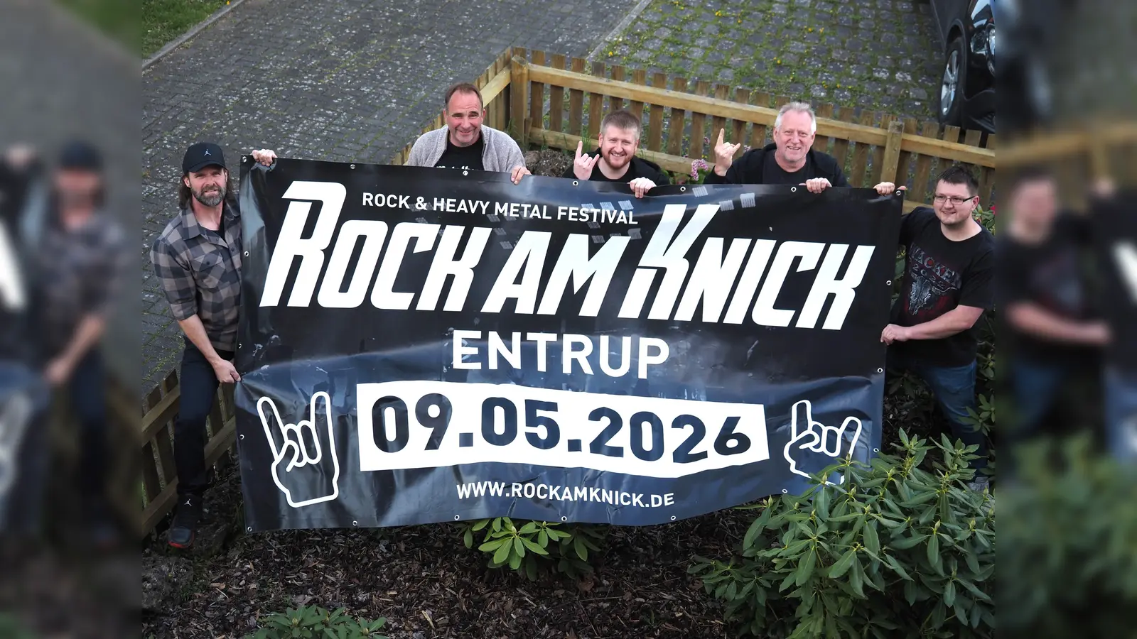 „Wir sind bereit und wir freuen uns auf viele Gäste“, sagen (v. l.) Thorsten, Dieter, Michael, Thomas und Michael.  (Foto: privat)