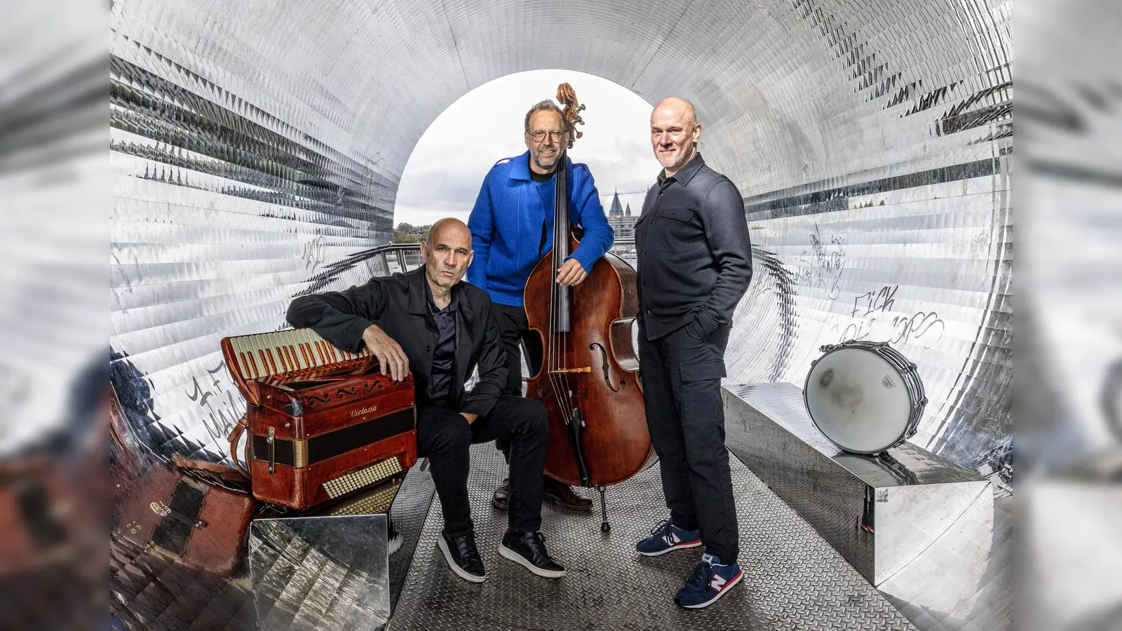 Am Samstag, 18. April 2026 kommt das Trio “Tango Transit“ ins Kulturforum. (Foto: Tango Transit - Andreas Neubauer)