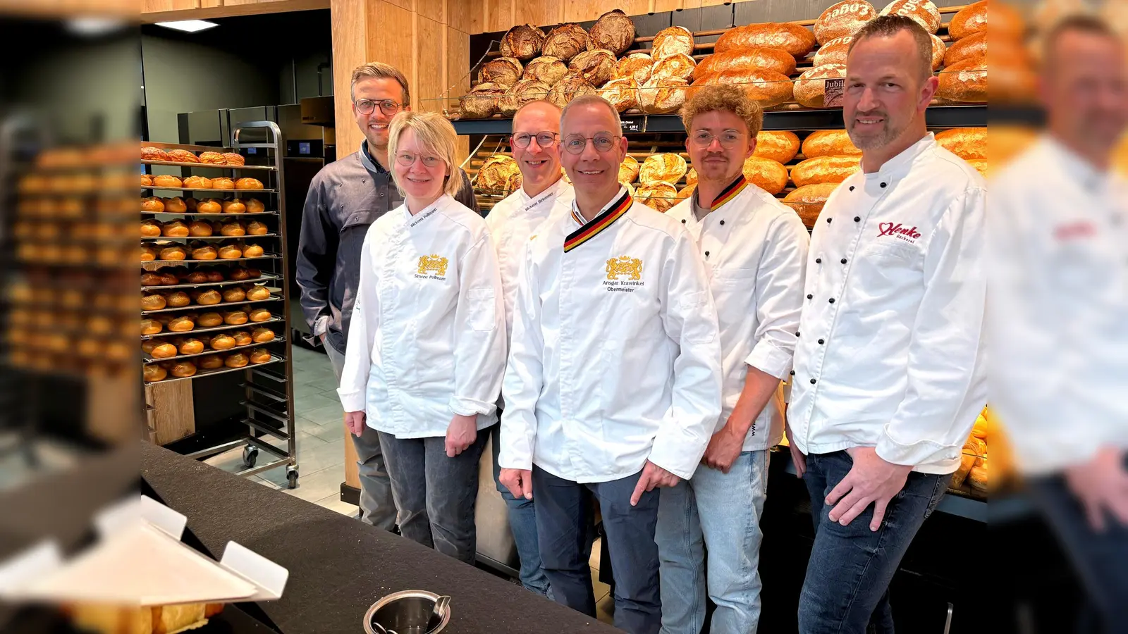 V.l.: Benedikt Goeken, Simone Pollmann, André Bielemeier, Ansgar Krawinkel, Felix Engel und Daniel Henke. (Foto: privat)