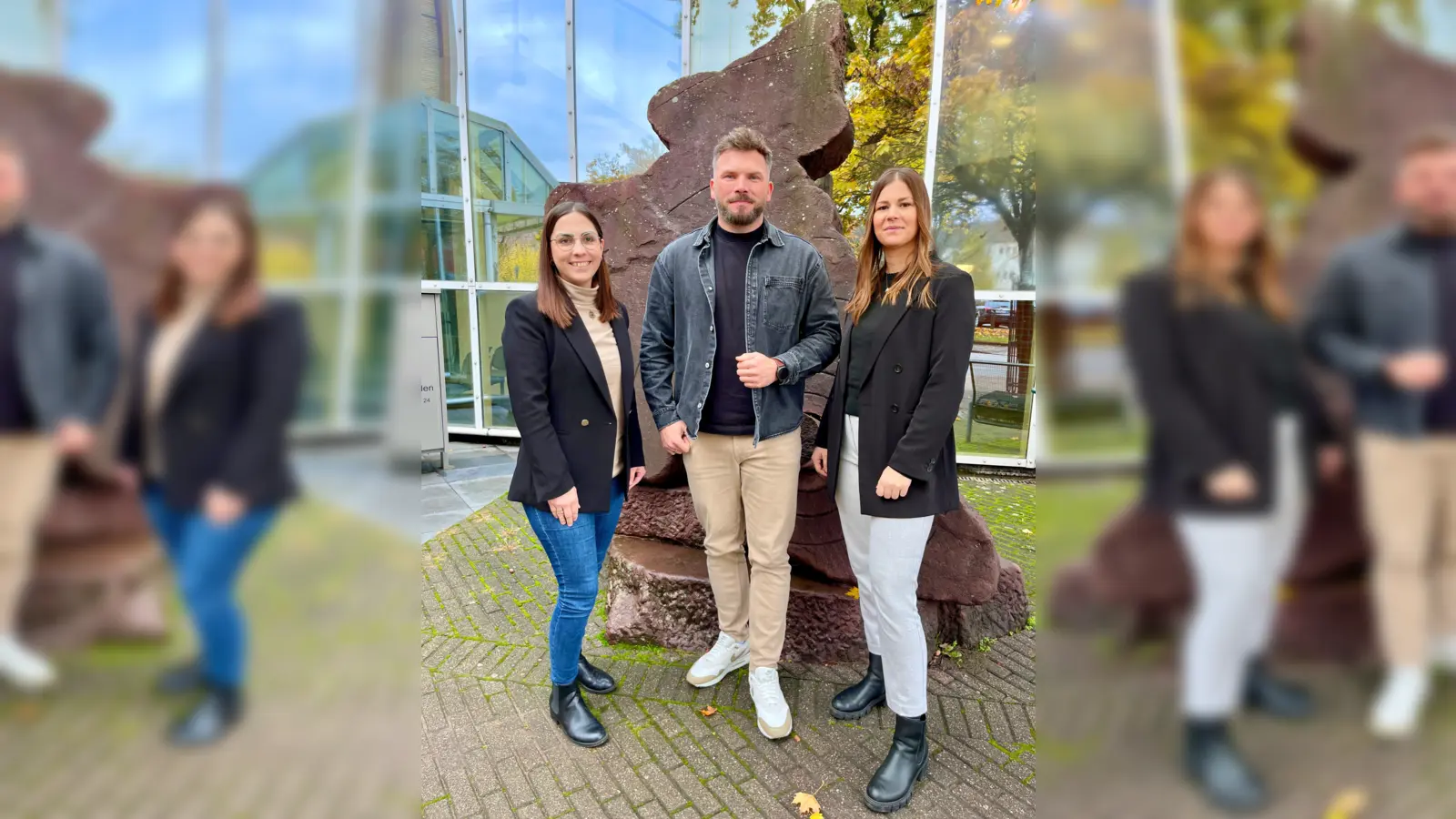 Das JuHiS-Team des Landkreises (v.l.): Dilber Dur, Marec Wenzel und Chantal Ersu. (Foto: Landkreis Holzminden)