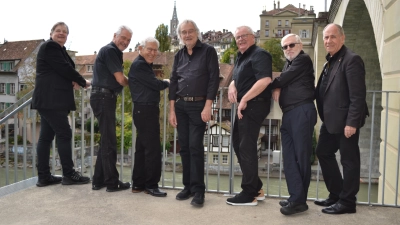 Für das Geburtstagsständchen wurde die „Wolverines Jazzband“ aus der Schweiz eingeladen. (Foto: privat)