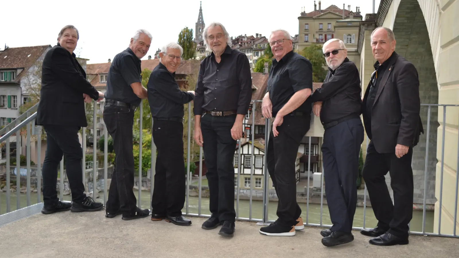 Für das Geburtstagsständchen wurde die „Wolverines Jazzband“ aus der Schweiz eingeladen. (Foto: privat)