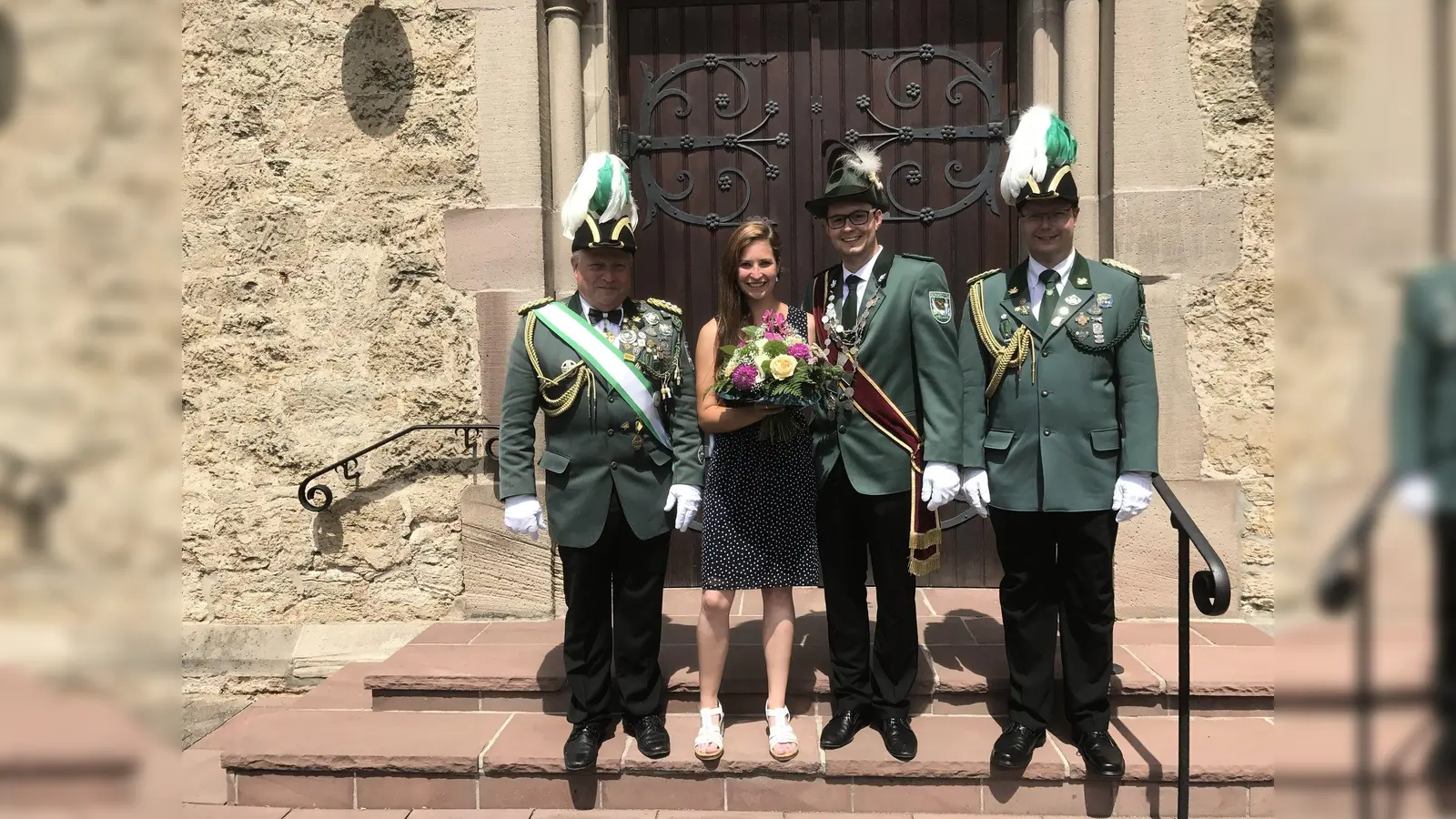 Foto: Das strahlende neue Königspaar. (Foto: Foto: privat)
