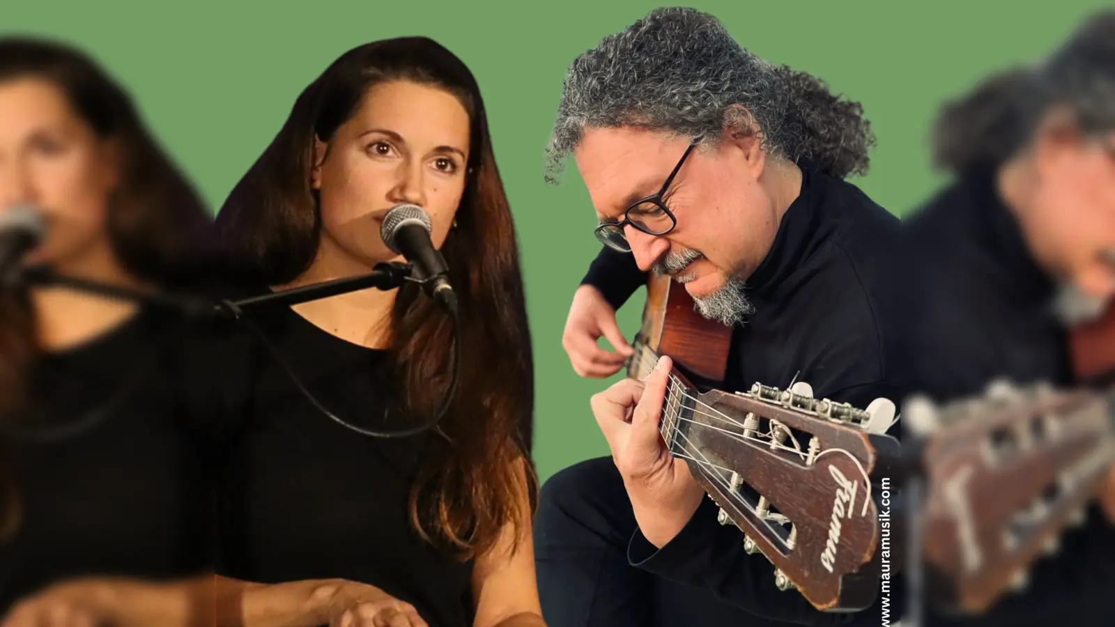 MAURA wird von Steve an der Gitarre begleitet (Foto: Kulturforum)