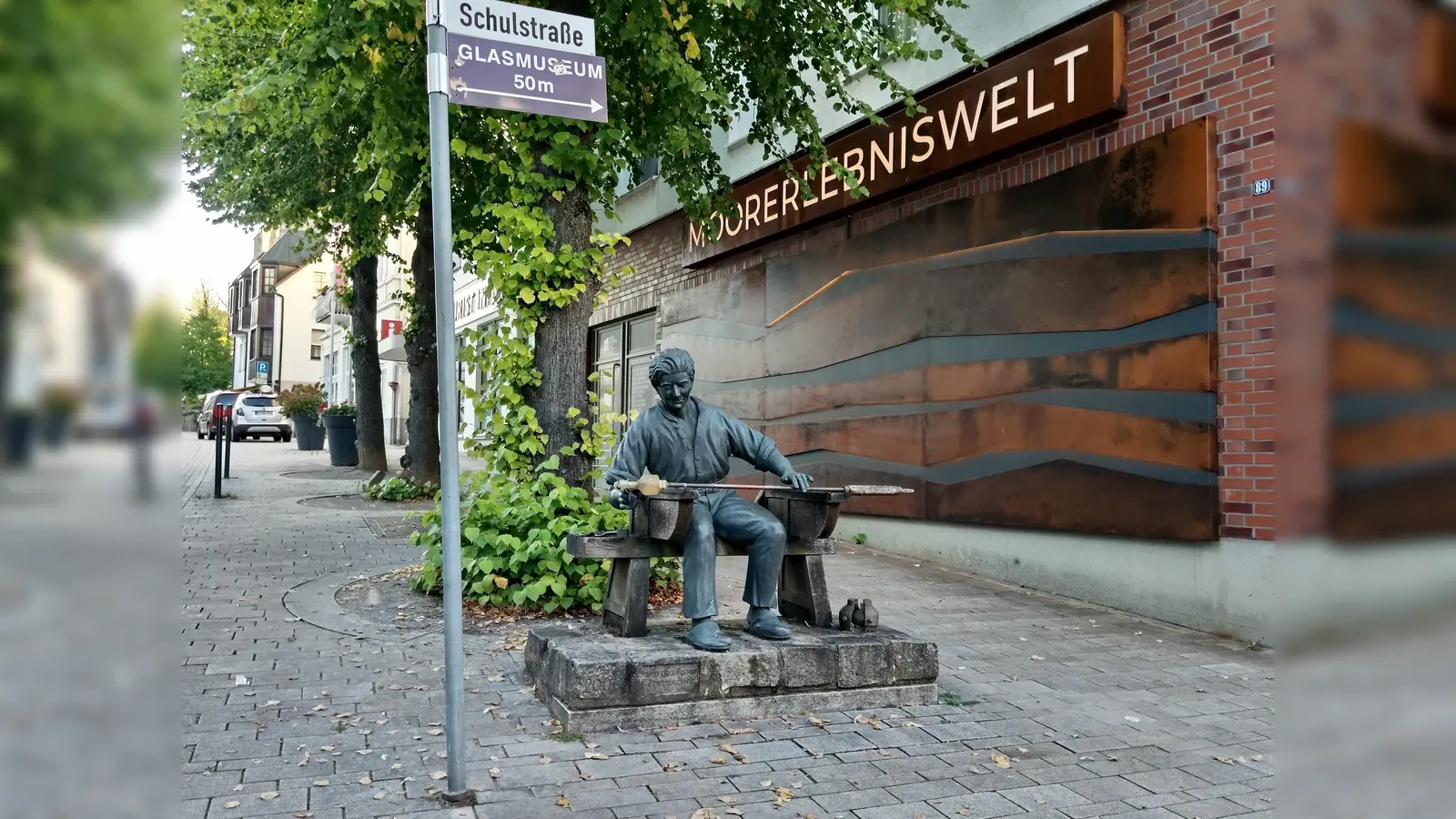 Das Glasmacherdenkmal. (Foto: Doris Dietrich)